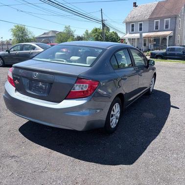 Gray 2012 Honda Civic LX