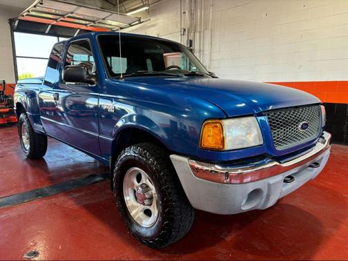 Bright Island Blue CC Metallic 2001 Ford Ranger XLT