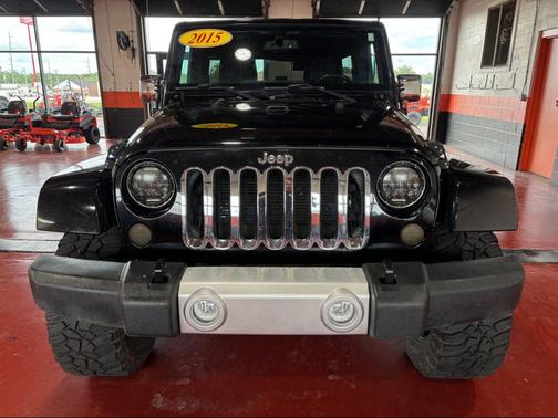 Black 2015 Jeep Wrangler Unlimited Sahara