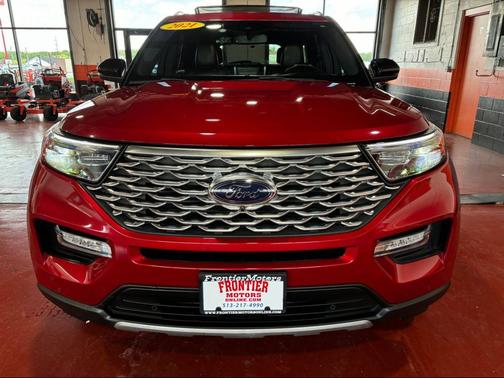 Rapid Red Metallic Tinted Clearcoat 2021 Ford Explorer Platinum