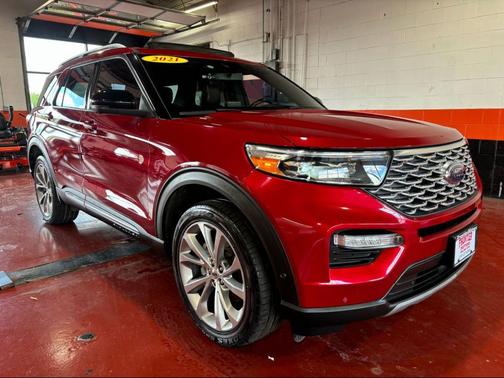 Rapid Red Metallic Tinted Clearcoat 2021 Ford Explorer Platinum