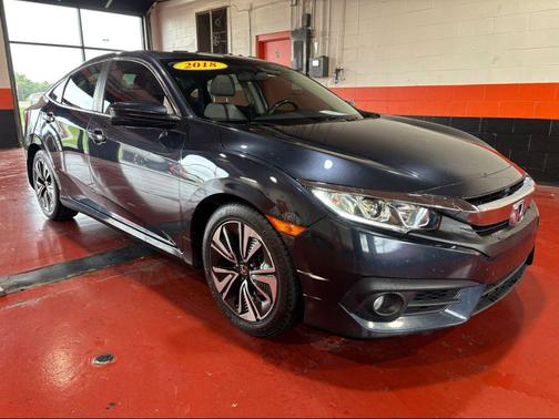 Modern Steel Metallic 2018 Honda Civic EX-T