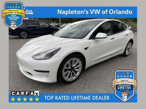 White 2023 Tesla Model 3 Long Range