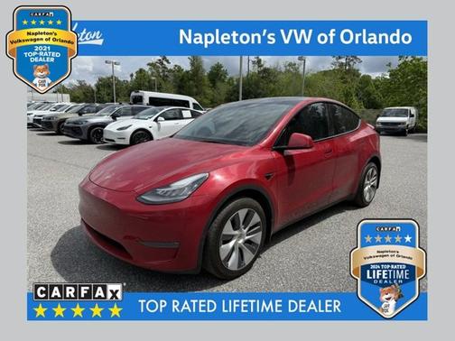 Red Multi-Coat 2023 Tesla Model Y Long Range