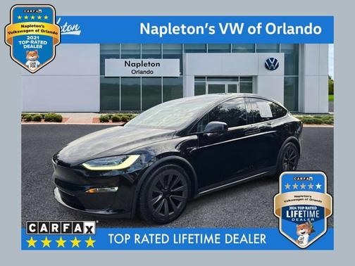 Black 2022 Tesla Model X Plaid