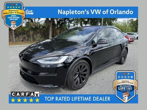 Black 2022 Tesla Model X Plaid