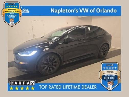 Black 2022 Tesla Model X Plaid