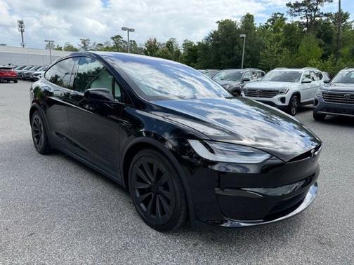Black 2022 Tesla Model X Plaid