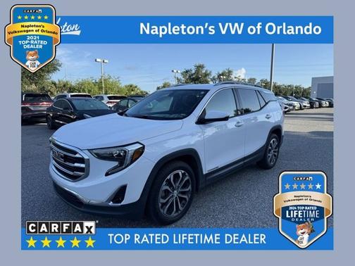 Summit White 2019 GMC Terrain SLT