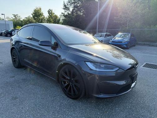 Gray 2024 Tesla Model X Plaid