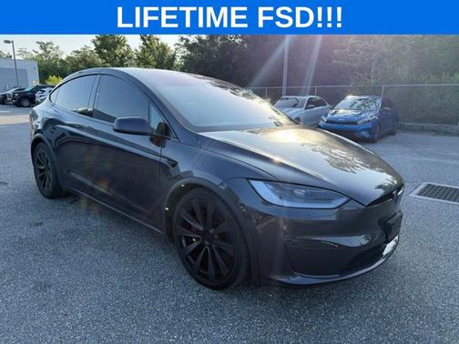 Gray 2024 Tesla Model X Plaid