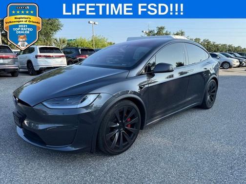 Gray 2024 Tesla Model X Plaid