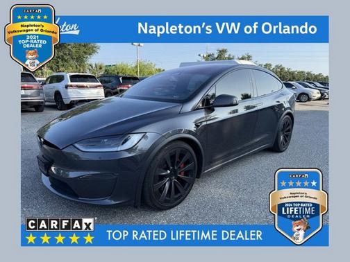 Gray 2024 Tesla Model X Plaid