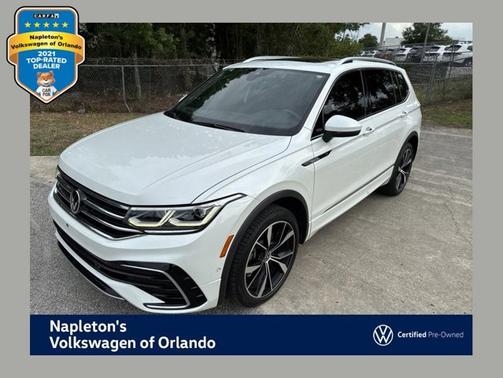 White 2022 Volkswagen Tiguan SEL R-Line