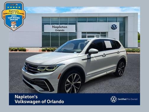 White 2022 Volkswagen Tiguan SEL R-Line