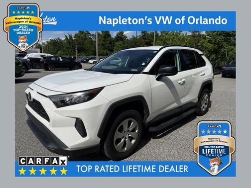 Super White 2019 Toyota RAV4 LE