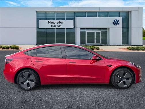 Red Multi-Coat 2022 Tesla Model 3 Base