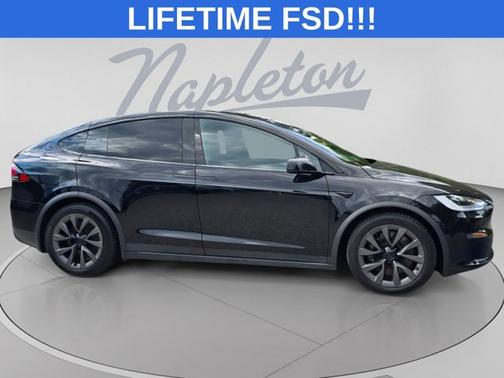 Black 2022 Tesla Model X Plaid