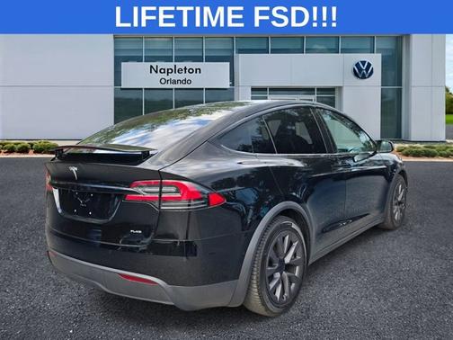 Black 2022 Tesla Model X Plaid