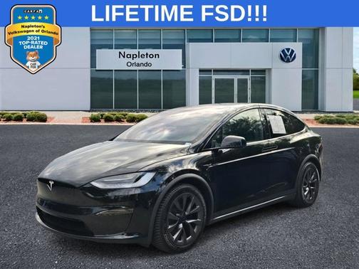 Black 2022 Tesla Model X Plaid