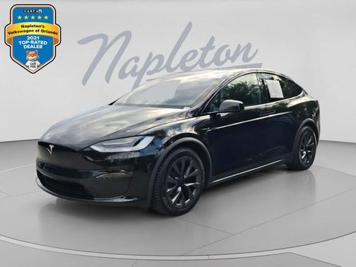 Black 2022 Tesla Model X Plaid