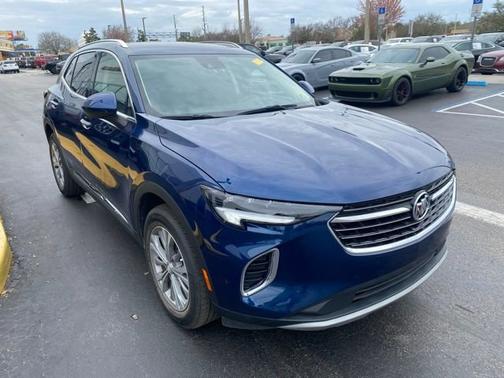 Sapphire Metallic 2022 Buick Envision Preferred