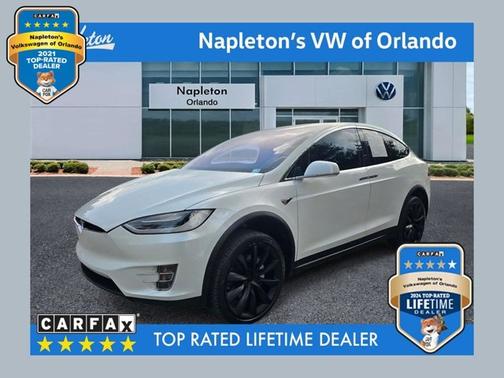 Pearl White Multi-Coat 2017 Tesla Model X 100D