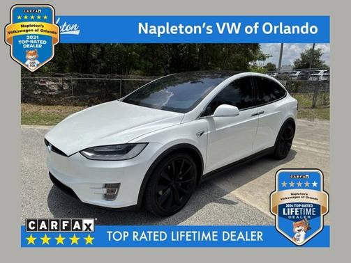 Pearl White Multi-Coat 2017 Tesla Model X 100D
