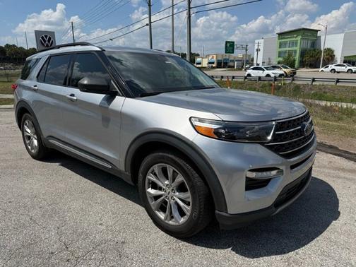 Iconic Silver Metallic 2020 Ford Explorer XLT