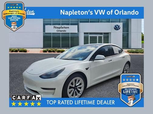 White 2022 Tesla Model 3 Long Range