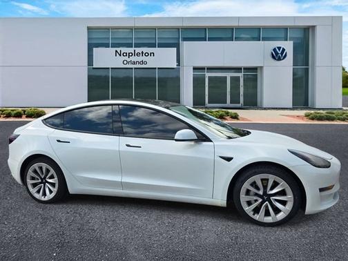 White 2022 Tesla Model 3 Long Range