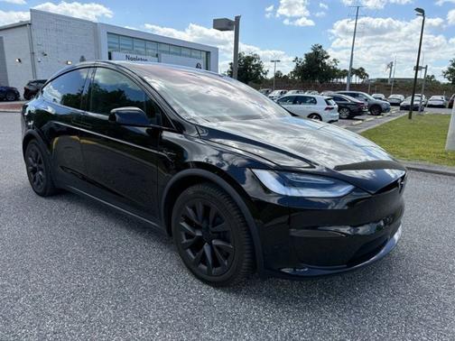 Black 2022 Tesla Model X Plaid