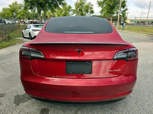 Red Multi-Coat 2021 Tesla Model 3 Long Range