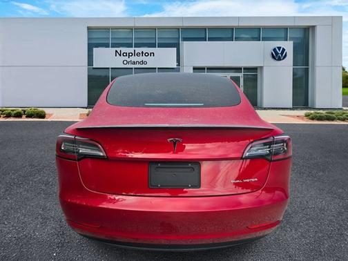 Red Multi-Coat 2021 Tesla Model 3 Long Range