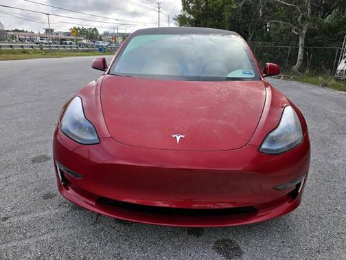 Red Multi-Coat 2021 Tesla Model 3 Long Range