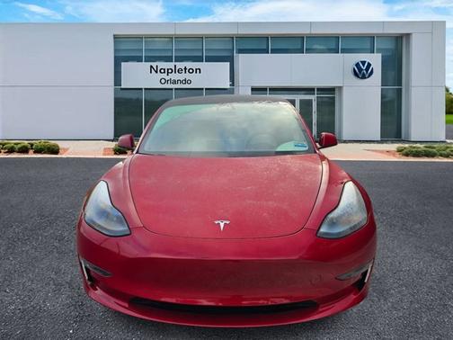Red Multi-Coat 2021 Tesla Model 3 Long Range