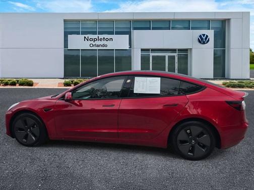 Red Multi-Coat 2021 Tesla Model 3 Long Range