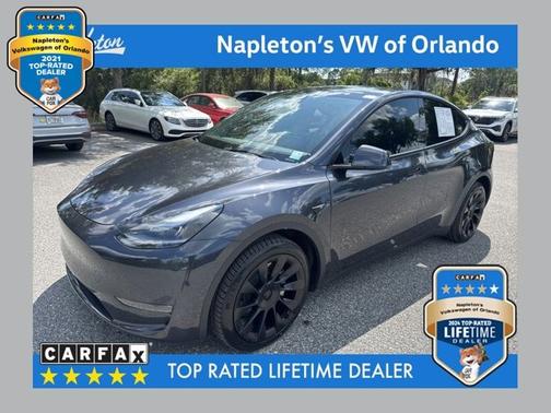 Gray 2024 Tesla Model Y Long Range