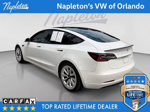 Pearl White Multi-Coat 2021 Tesla Model 3 Long Range