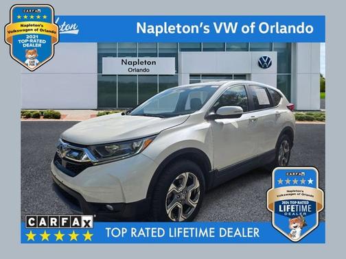 White 2017 Honda CR-V EX-L