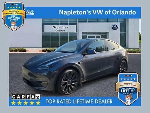 Gray 2023 Tesla Model Y Performance
