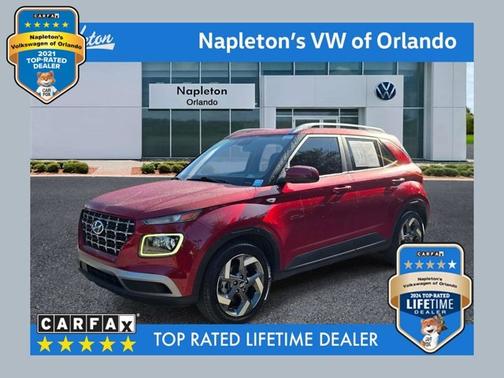 Ultimate Red 2023 Hyundai VENUE Limited