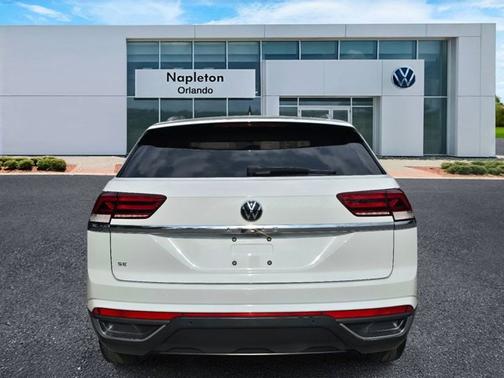 Pure White 2023 Volkswagen Atlas Cross Sport 2.0T SE w/Technology