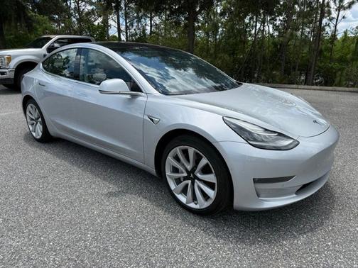 Silver 2018 Tesla Model 3