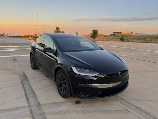 Black 2023 Tesla Model X Plaid