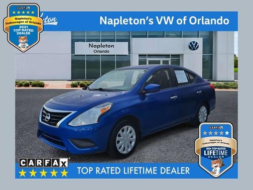 Metallic Blue 2015 Nissan Versa SV