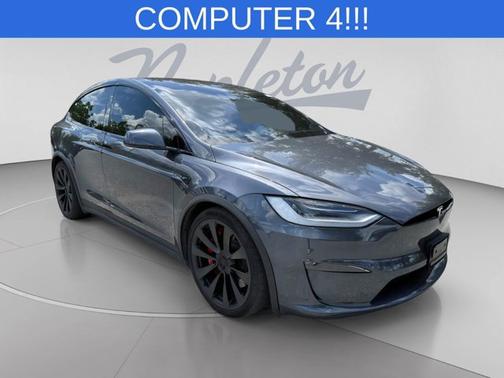 Gray 2023 Tesla Model X Plaid
