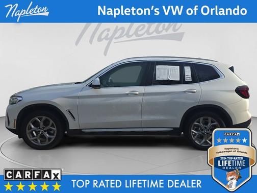 White Metallic 2024 BMW X3 xDrive30i