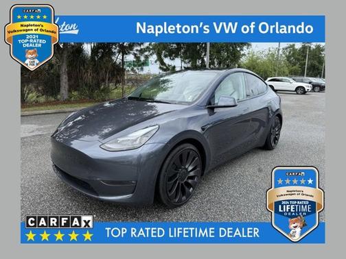 Midnight Silver Metallic 2023 Tesla Model Y Performance