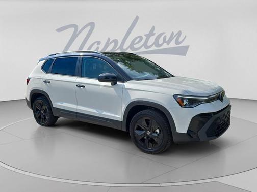 White 2026 Volkswagen Taos SE Black